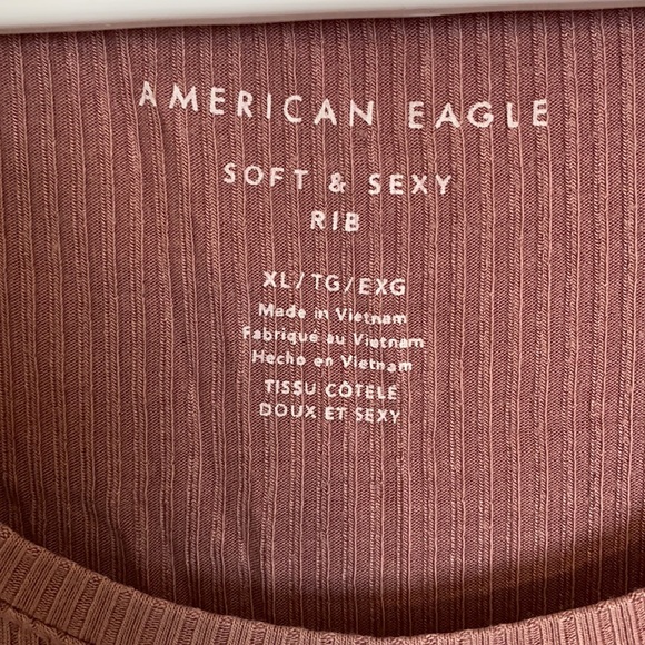 XL American Eagle soft & sexy ribbed tank top - Picture 3 of 3